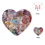 Abstract waves Playing Cards Single Design (Heart)