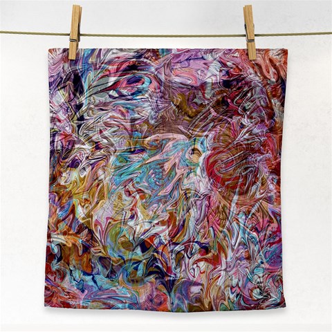 Abstract waves Face Towel from ArtsNow.com Front