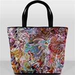 Abstract waves Bucket Bag