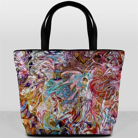 Abstract waves Bucket Bag from ArtsNow.com Back