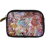 Abstract waves Digital Camera Leather Case