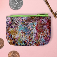 Abstract waves Mini Coin Purse from ArtsNow.com Back