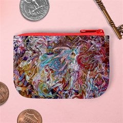 Abstract waves Mini Coin Purse from ArtsNow.com Back