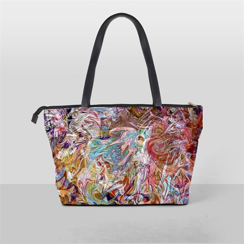 Abstract waves Classic Shoulder Handbag from ArtsNow.com Back