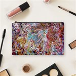 Abstract waves Cosmetic Bag (Medium)