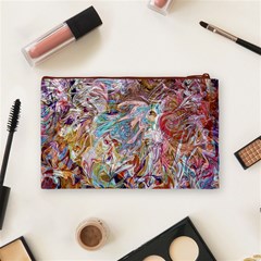 Abstract waves Cosmetic Bag (Medium) from ArtsNow.com Back