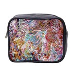 Abstract waves Mini Toiletries Bag (Two Sides)