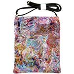 Abstract waves Shoulder Sling Bag