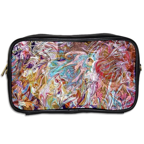 Abstract waves Toiletries Bag (Two Sides) from ArtsNow.com Back