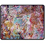 Abstract waves Fleece Blanket (Medium)