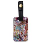 Abstract waves Luggage Tag (one side)