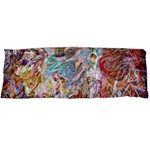 Abstract waves One Side Body Pillow Cases