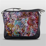 Abstract waves Messenger Bag