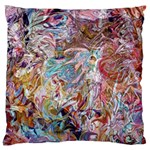 Abstract waves Large Cushion Case (One Side)