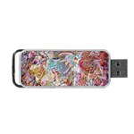 Abstract waves Portable USB Flash (One Side)