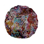 Abstract waves Standard 15  Premium Round Cushions