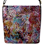 Abstract waves Flap Closure Messenger Bag (S)