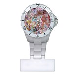 Abstract waves Plastic Nurses Watch