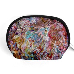 Abstract waves Accessory Pouch (Medium) from ArtsNow.com Front