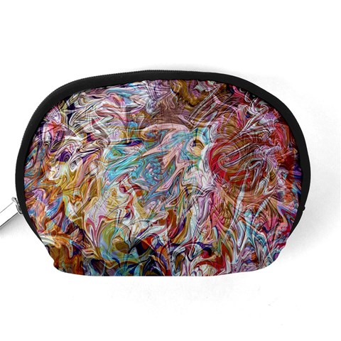 Abstract waves Accessory Pouch (Medium) from ArtsNow.com Back