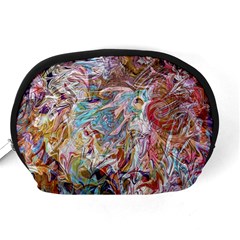 Abstract waves Accessory Pouch (Medium) from ArtsNow.com Back