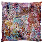 Abstract waves Standard Premium Plush Fleece Cushion Case (One Side)