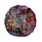 Abstract waves Standard 15  Premium Flano Round Cushions