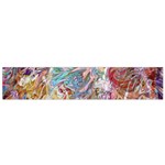 Abstract waves Small Premium Plush Fleece Scarf