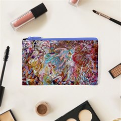 Abstract waves Cosmetic Bag (XS) from ArtsNow.com Front