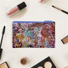 Abstract waves Cosmetic Bag (XS) from ArtsNow.com Back