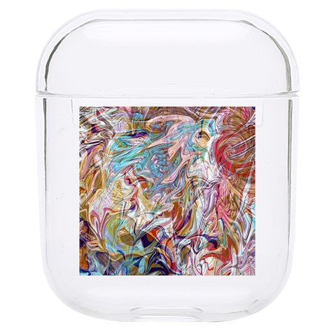 Abstract waves Hard PC AirPods 1/2 Case from ArtsNow.com Front