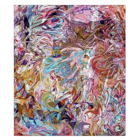 Abstract waves Duvet Cover Double Side (California King Size) from ArtsNow.com Back