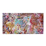 Abstract waves Satin Wrap 35  x 70 