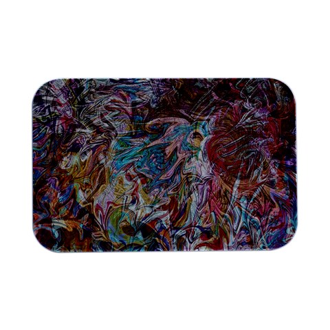 Abstract waves Open Lid Metal Box (Silver)   from ArtsNow.com Front