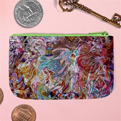 Abstract waves Large Coin Purse from ArtsNow.com Back