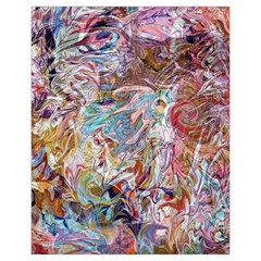 Abstract waves Drawstring Pouch (XL) from ArtsNow.com Back