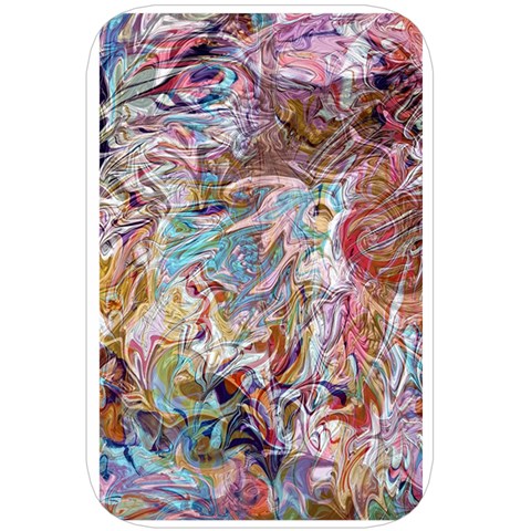 Abstract waves Belt Pouch Bag (Large) from ArtsNow.com Back