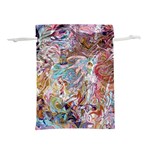 Abstract waves Lightweight Drawstring Pouch (S)