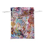 Abstract waves Lightweight Drawstring Pouch (L)