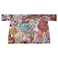 Abstract waves Wristlet Pouch Bag (Small) from ArtsNow.com Back