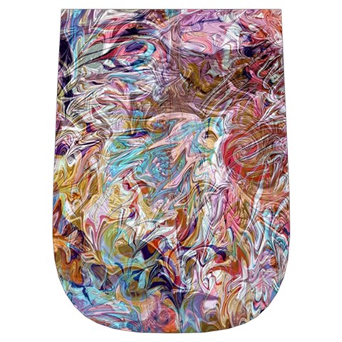 Abstract waves Wristlet Pouch Bag (Small) from ArtsNow.com Right Side