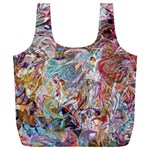 Abstract waves Full Print Recycle Bag (XXL)