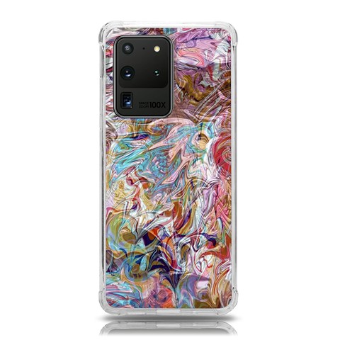 Abstract waves Samsung Galaxy S20 Ultra 6.9 Inch TPU UV Case from ArtsNow.com Front