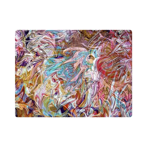 Abstract waves Premium Plush Fleece Blanket (Mini) from ArtsNow.com 35 x27  Blanket Front