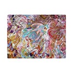 Abstract waves Premium Plush Fleece Blanket (Mini)