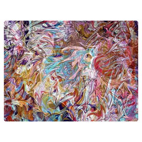 Abstract waves Two Sides Premium Plush Fleece Blanket (Baby Size) from ArtsNow.com 40 x30  Blanket Back