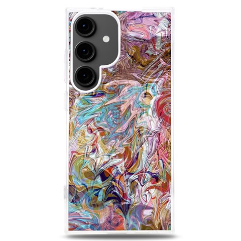 Abstract waves Samsung Galaxy S24 Plus 6.7 Inch TPU UV Case from ArtsNow.com Front