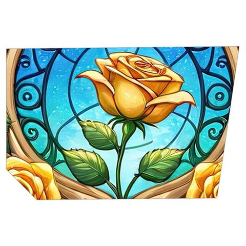 Roses Floral Stained Glass Vibrant Men s Side Zip Front Pouch Ski And Snowboard Bib Pants	 from ArtsNow.com Loop Right