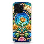 Roses Floral Stained Glass Vibrant iPhone 16 Pro TPU UV Print Case