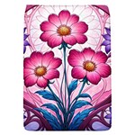 Fantasy Pink Flowers Stained Glass Removable Flap Cover (S)